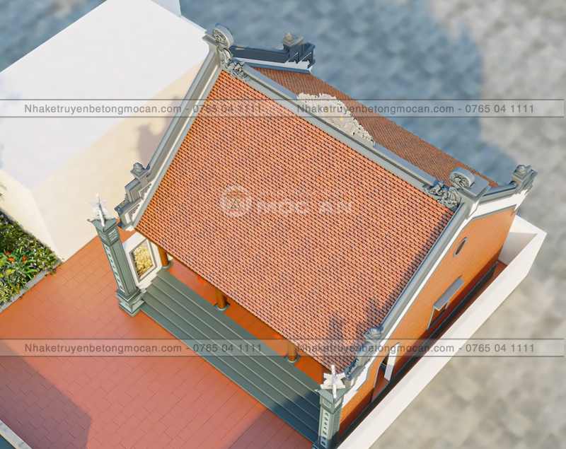 Mẫu 18 nhà kẻ truyền 3 gian