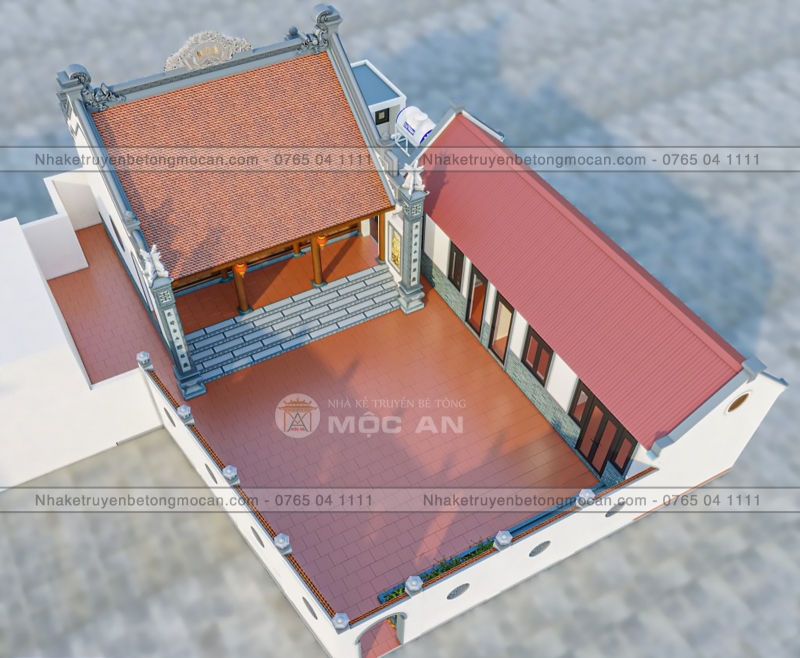 Mẫu 15 nhà kẻ truyền 3 gian