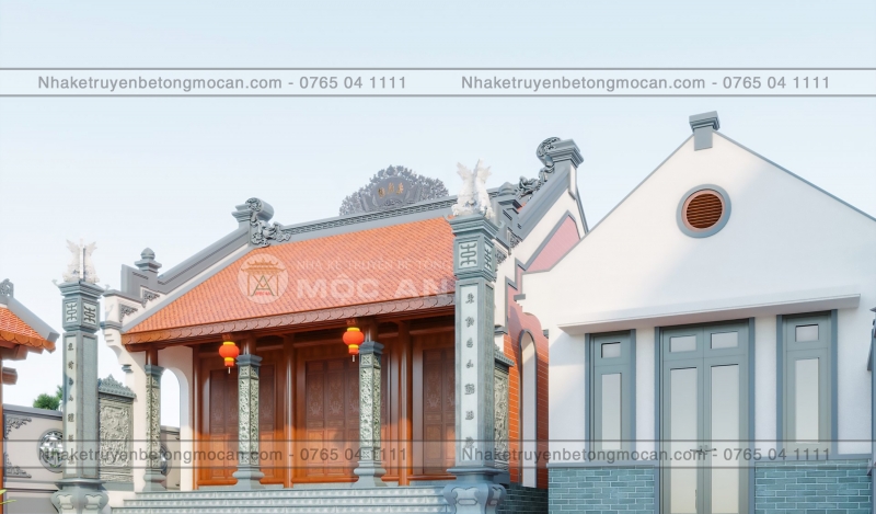 Mẫu 2 nhà kẻ truyền 3 gian